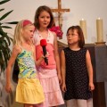 Josefine, Enna und Lea beim Anspiel