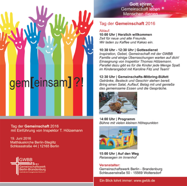 Tag der Gemeinschaft 2016