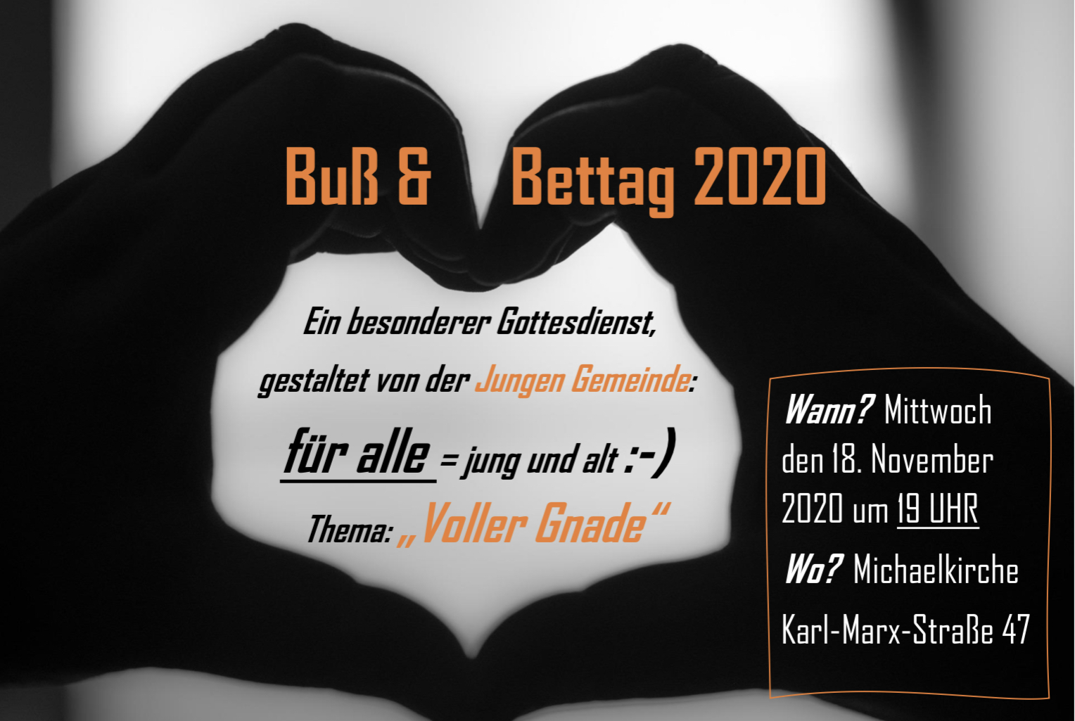 Gottesdienst zum Buß und Bettag LKG Spremberg